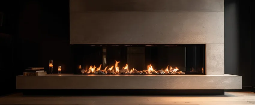 Gas Fireplace Ember Bed Design Services in Torrance, California