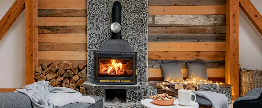 Thelin Hearth Products Direct Vent Gas Stove Fireplace Inspection in Torrance, California